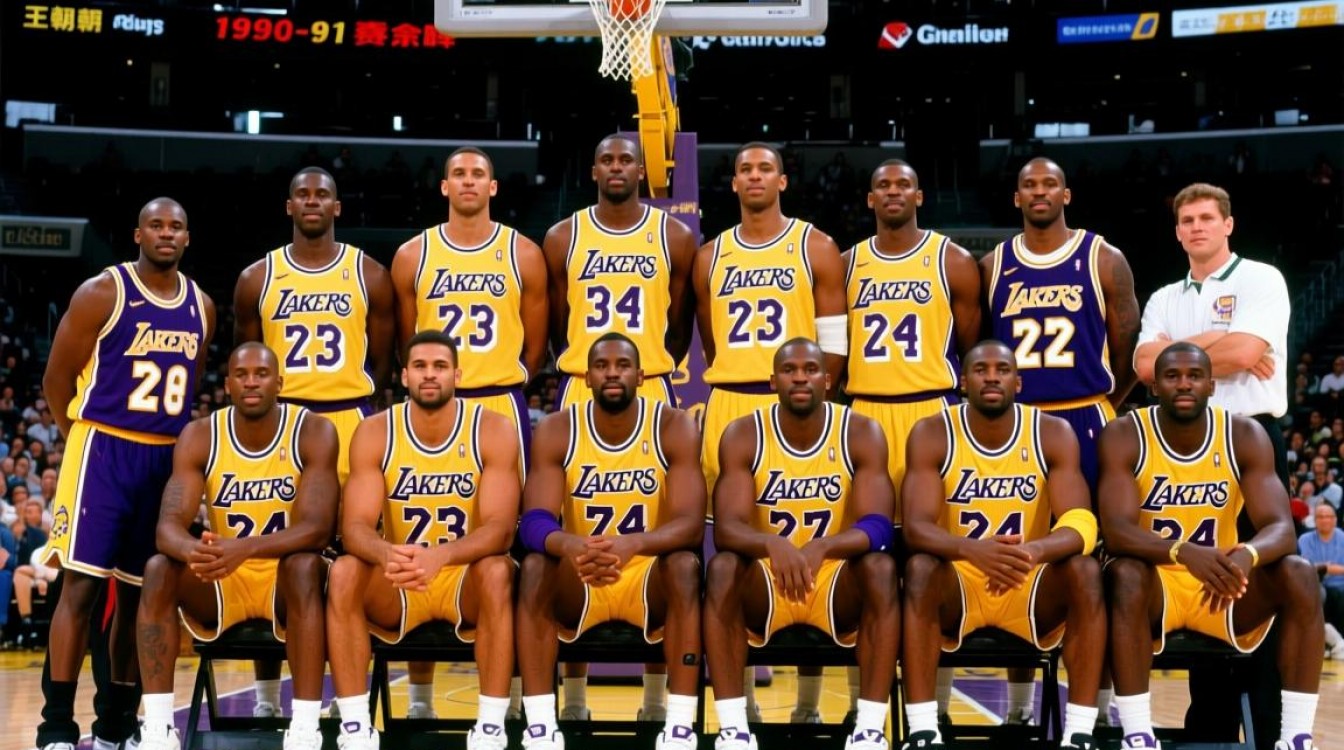 91年的湖人阵容-图1