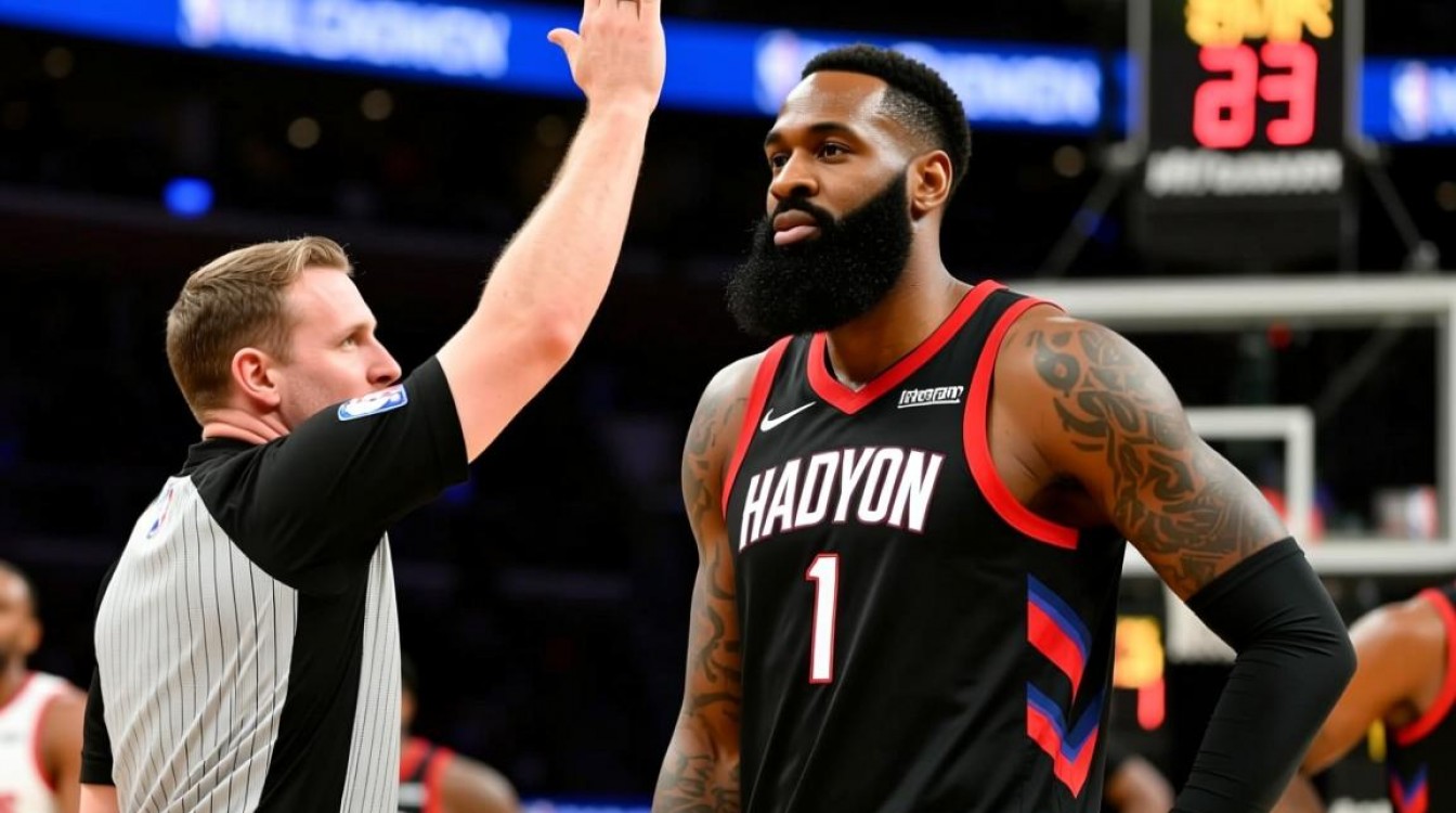 为什么哈登突破时防守手部动作未被吹罚?-图3 为什么哈登突破时防守手部动作未被吹罚?-图3